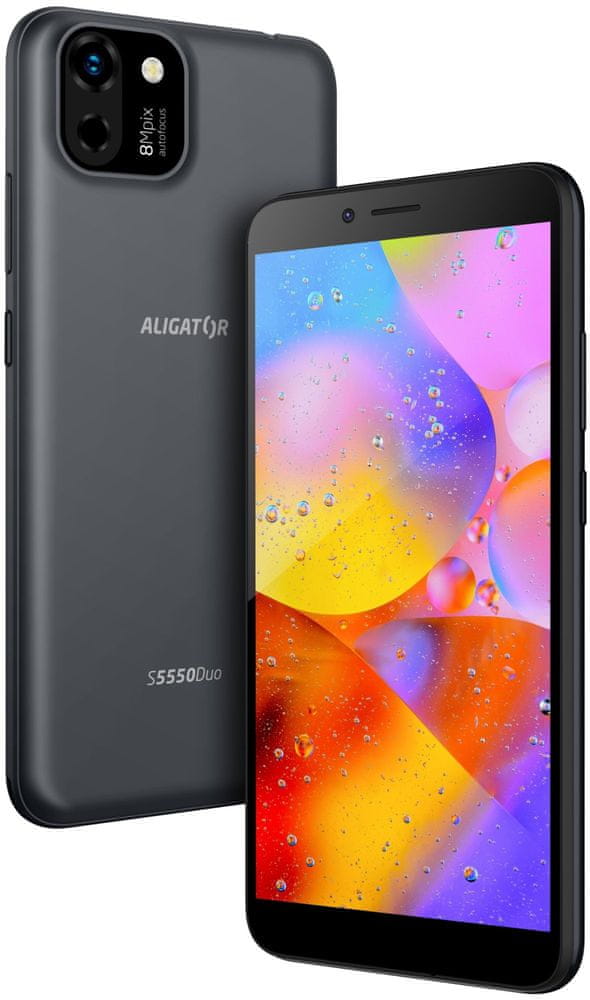 Aligator S5550 Duo, 2GB/16GB, Black - použité